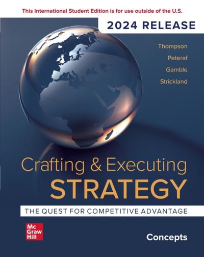 Crafting and Executing Strategy: Concepts: 2024 Release ISE