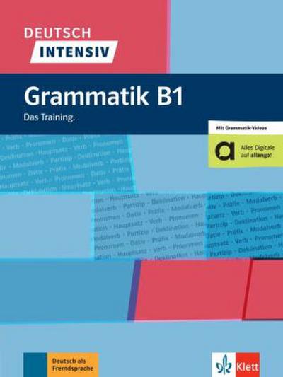 Deutsch intensiv Grammatik B1.  Buch + online