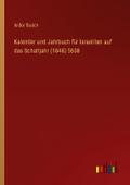 Kalender und Jahrbuch für Israeliten auf das Schal