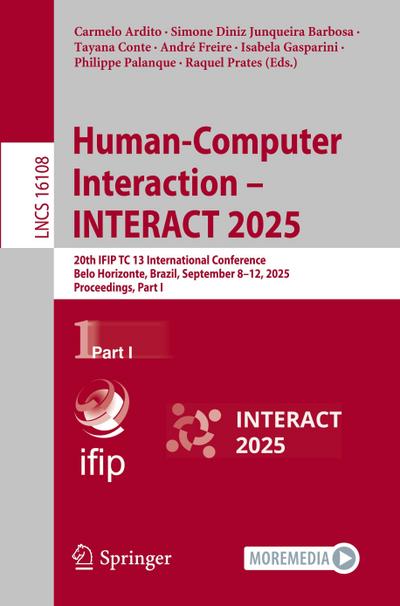 Human-Computer Interaction - INTERACT 2025