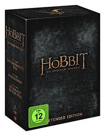 Die Hobbit Trilogie, 15 DVDs (Extended Edition)