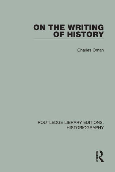 On the Writing of History