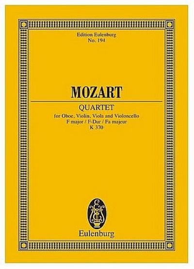 Oboenquartett F-Dur KV 370 für Oboe, Violine, Viola und Violoncello, Partitur