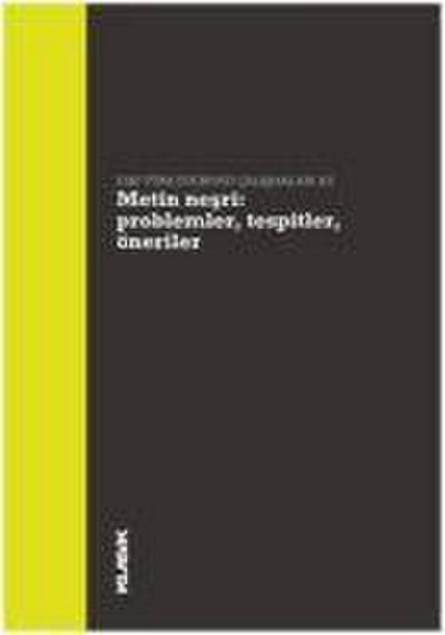 Metin Nesri Problemler Tespitler Öneriler