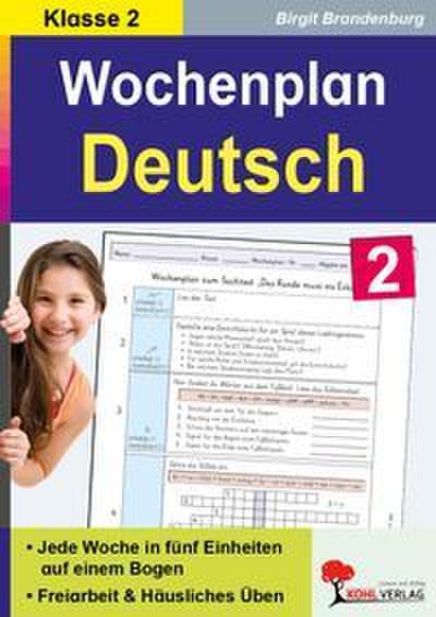 Wochenplan Deutsch 2. Schuljahr
