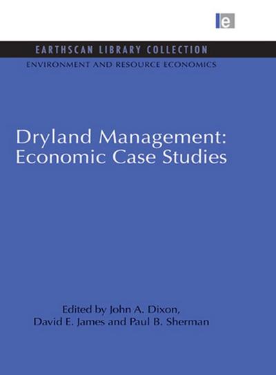 Dryland Management: Economic Case Studies