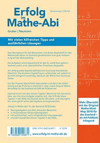 Erfolg im Mathe-Abi 2018 Basiswissen Saarland