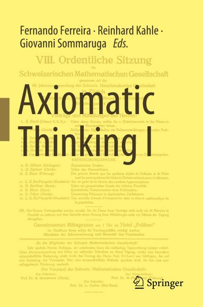 Axiomatic Thinking I