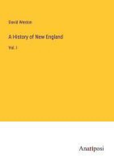 A History of New England