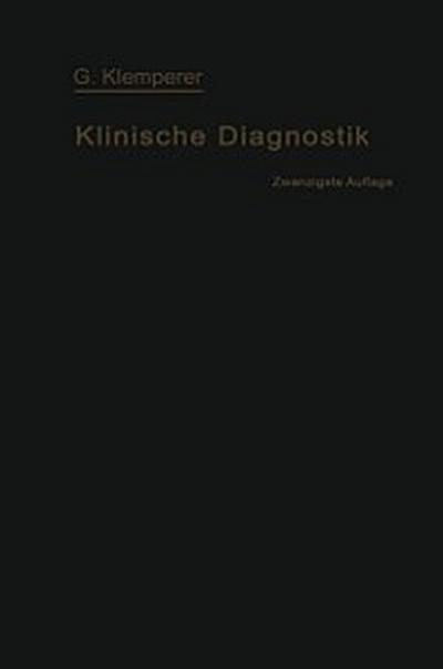 Grundriss der Klinischen Diagnostik
