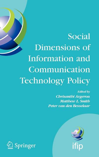 Social Dimensions of Information and Communication Technology Policy