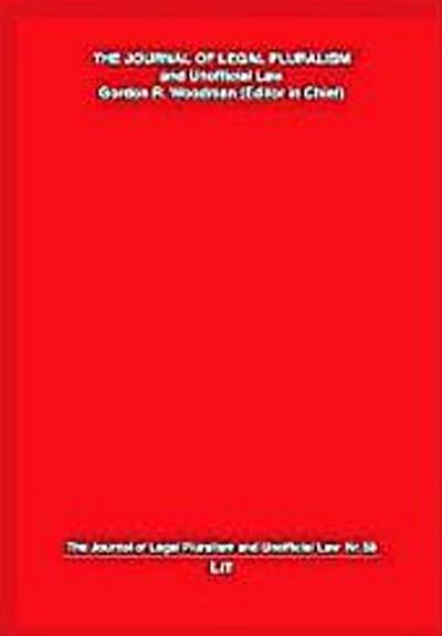 The Journal of Legal Pluralism and Unofficial Law 58/2008