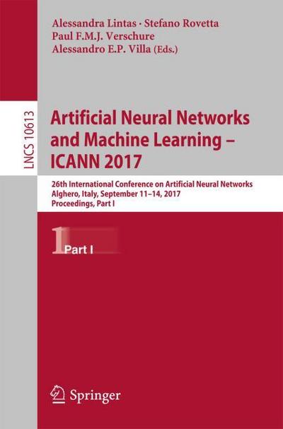 Artificial Neural Networks and Machine Learning - ICANN 2017