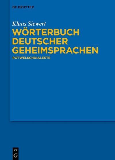 Wörterbuch deutscher Geheimsprachen