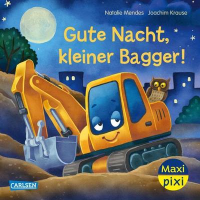 Gute Nacht, kleiner Bagger!