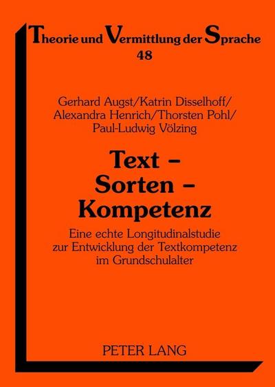 Augst, G: Text - Sorten - Kompetenz