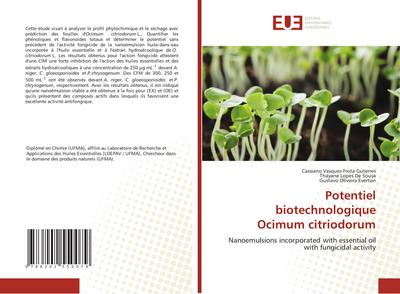 Potentiel biotechnologique Ocimum citriodorum