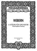 6 Stücke op.6 für Orchester (ursprüngliche Fassung)