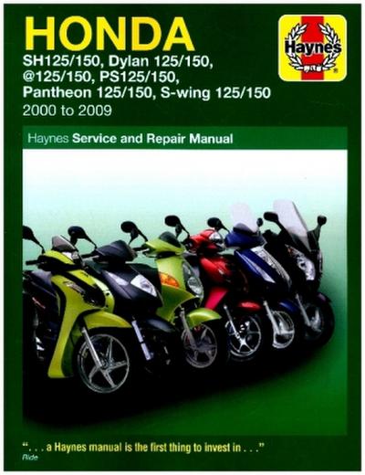 Honda 125 Scooters (SH, SES, NES, PES & FES 125) (00 - 09)