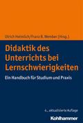 Didaktik des Unterrichts bei Lernschwierigkeiten von Ulrich Heimlich | Buch