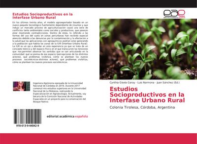 Estudios Socioproductivos en la Interfase Urbano Rural