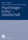 Psychologie, Kultur, Gesellschaft