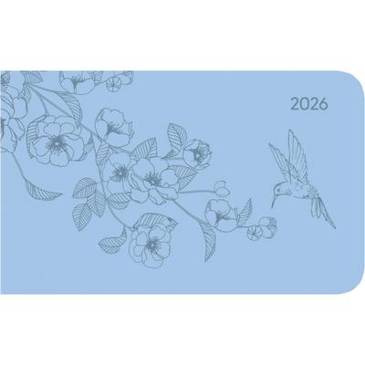 Ladytimer TO GO Deluxe Sky 2026 - Taschen-Kalender 15,3x8,7 cm - Tucson Einband - mit Motivprägung - Weekly - 128 Seiten - Alpha Edition