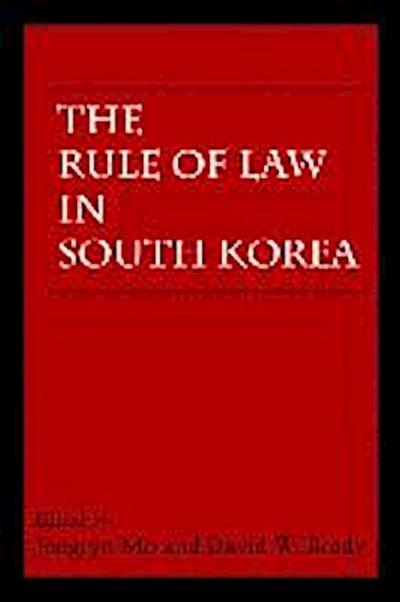 The Rule of Law in South Korea