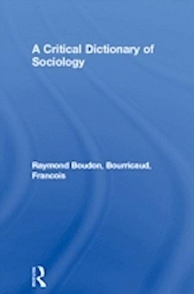 Critical Dictionary of Sociology