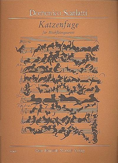 Katzenfuge für 4 Blockflöten (SATB)