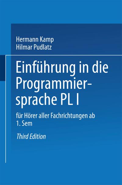 Einführung in die Programmiersprache PL/I