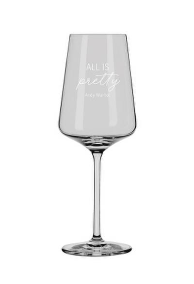 Weinglas Weißwein Genuss & Design Andy Warhol