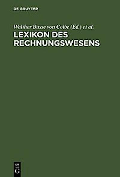 Lexikon des Rechnungswesens