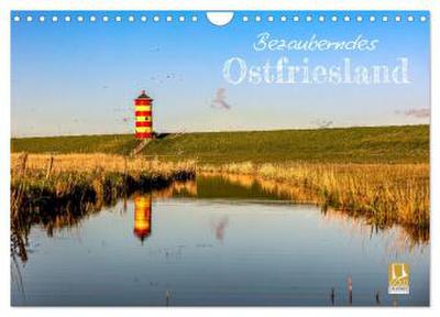 Bezauberndes Ostfriesland (Wandkalender 2026 DIN A4 quer), CALVENDO Monatskalender