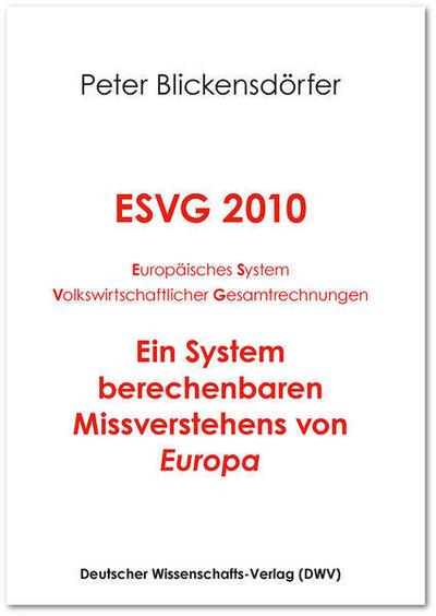 ESVG 2010. Europäisches System Volkswirtschaftlicher Gesamtrechnungen