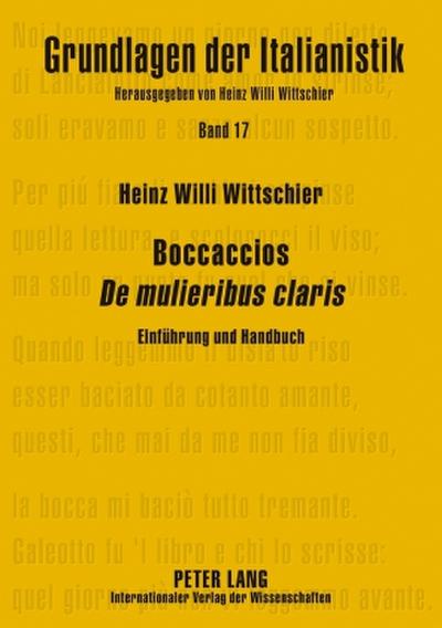Boccaccios «De mulieribus claris»