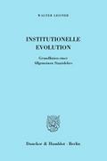 Institutionelle Evolution.