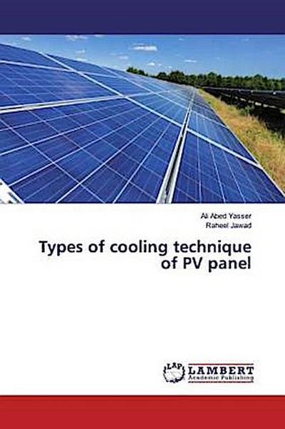 Types of cooling technique of PV panel