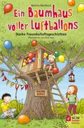 Ein Baumhaus voller Luftballons