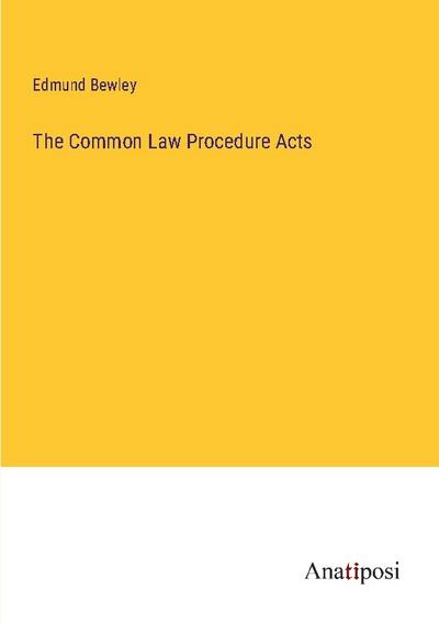 The Common Law Procedure Acts
