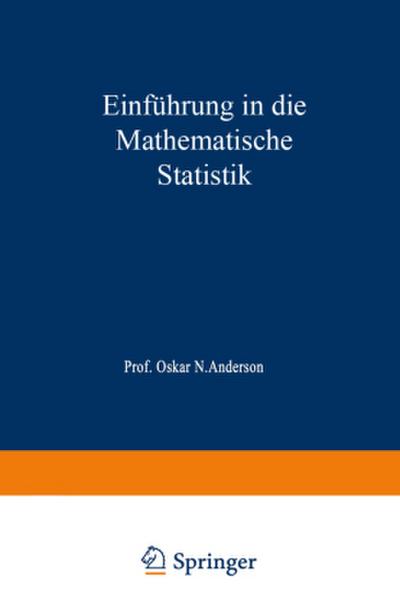 Einführung in die Mathematische Statistik