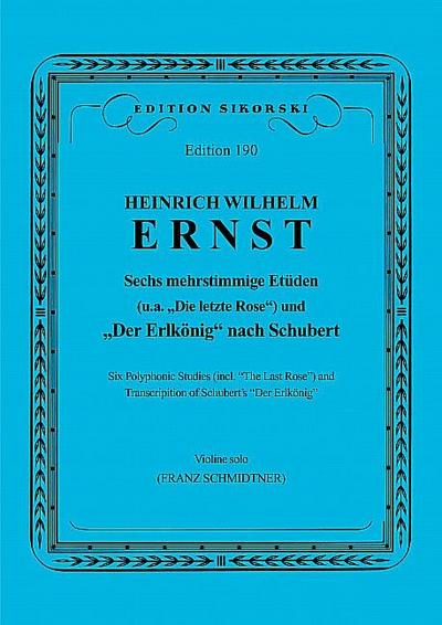 6 mehrstimmige Etüdenfür Violine solo