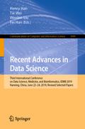 Recent Advances in Data Science