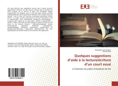 Quelques suggestions d’aide à la lecture/écriture d’un court essai