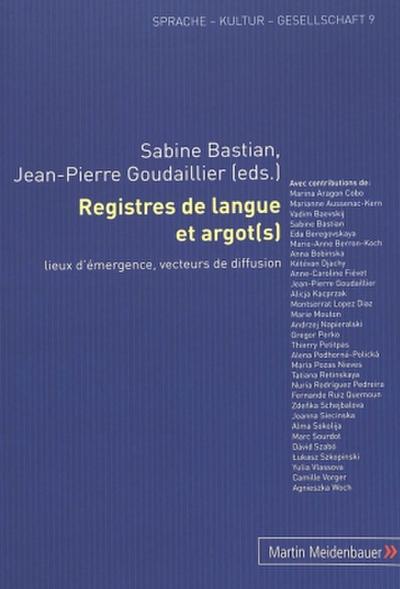 Registres de langue et argot(s)