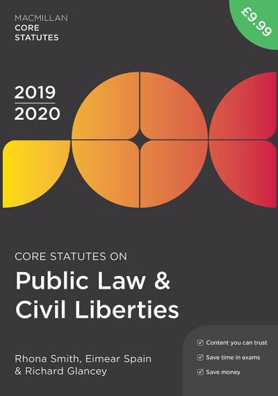 Core Statutes on Public Law & Civil Liberties 2019-20