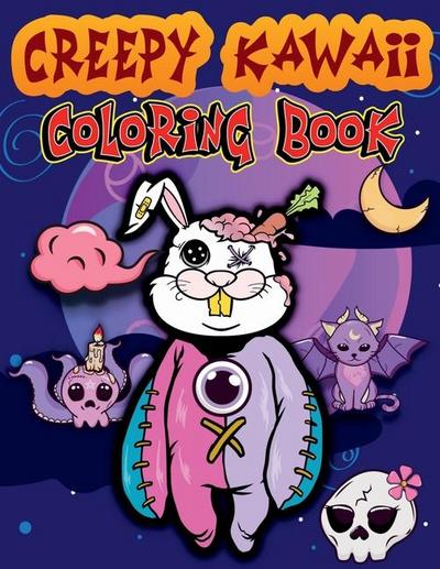 Creepy Kawaii Coloring Book