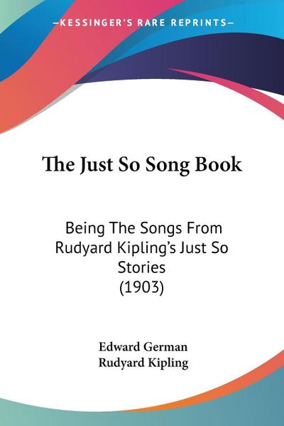 The Just So Song Book