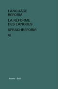 Language Reform - La réforme des langues - Sprachr