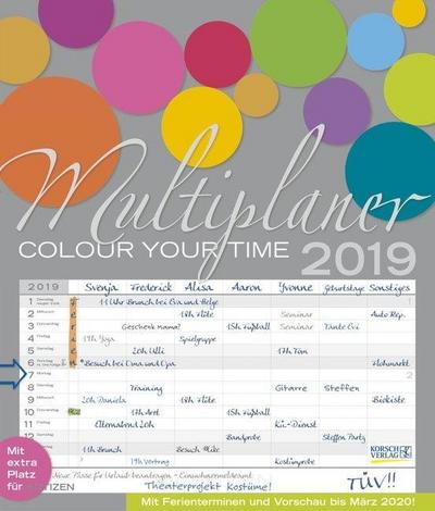 Multiplaner - Colour your time 2019